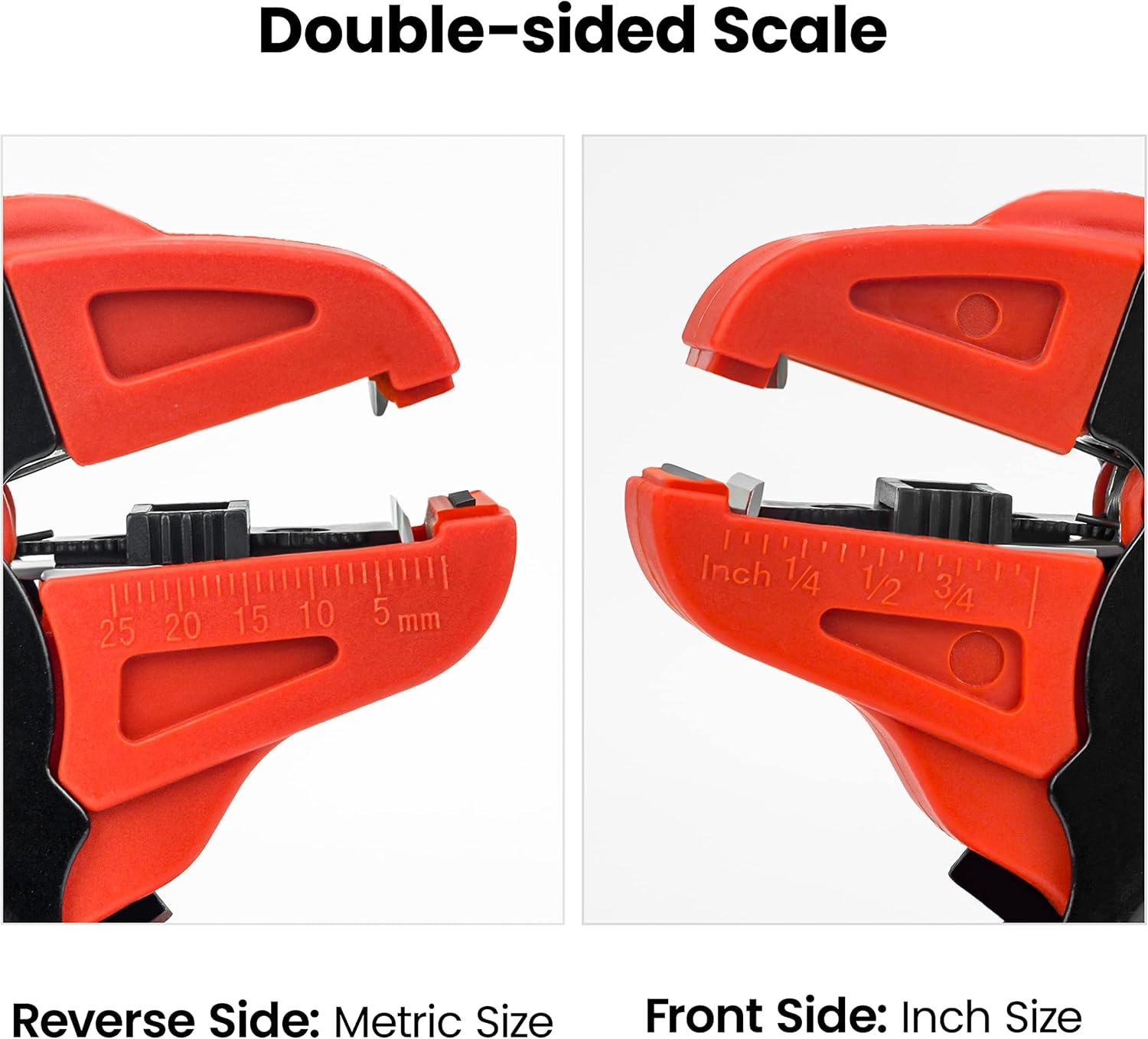 imageKAIWEETS Automatic Wire Stripper and Cutter 2 in 1 Wire Stripper Tool Adjustable 1024 AWG Electrical Cable Wire Stripping Tool for Electronic and Automotive Repair