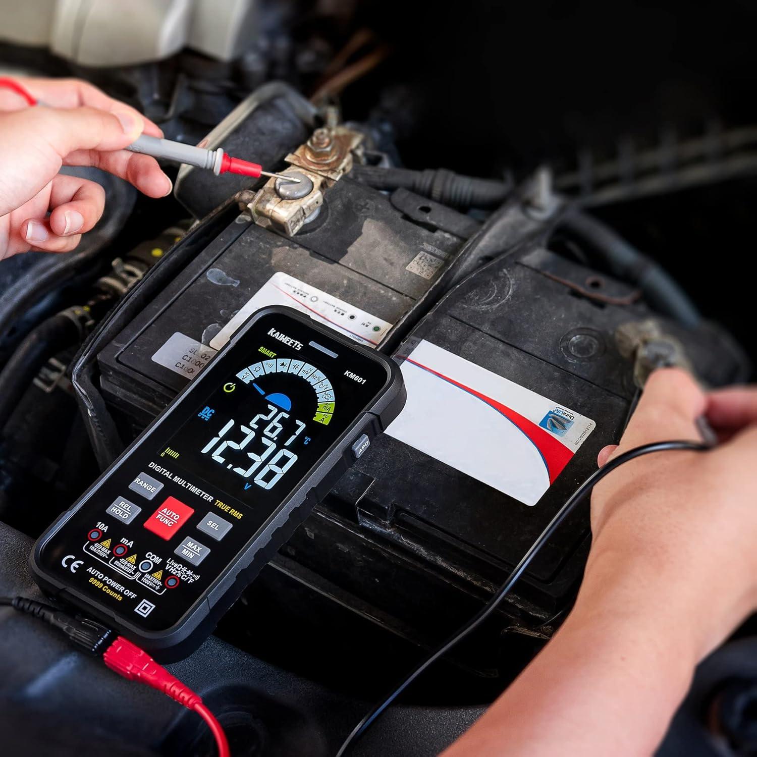 Smart Automatic Multimeter KAIWEETS Digital Multimeter 10000 Counts TRMS Auto Ranging ...