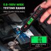 imageKAIWEETS 08V100V DC Smart Automotive Test Light Buzzer Circuit Tester with Sharp Probe Bidirectional Voltage Tester with Flashlight Electric Test Pen for Car Battery Polarity Continuity Fuses