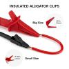 imageKAIWEETS 23PCS Multimeter Test Leads Kit with Replaceable Precision Probes Set and Alligator Clips Test Probes Test Hook Flexible Wires Professional Kit General Use for Digital Electrical Testing
