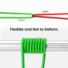imageKAIWEETS 5PCS Alligator Clips Electrical Test Leads Set 15A Jumper Wires Heavy Duty with Protective Copper Clips Premium Cables for Electrical Testing Experiment 5 Colors 396 inches5