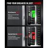 imageKAIWEETS Circuit Breaker Finder with LCD Display GFCI Outlet Tester Electrical Circuit Tracer Tool with NCV Test ampamp Flashlight Includes Carrying Case and Adapters KT301P