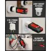 imageKAIWEETS Circuit Breaker Finder with LCD Display GFCI Outlet Tester Electrical Circuit Tracer Tool with NCV Test ampamp Flashlight Includes Carrying Case and Adapters KT301P