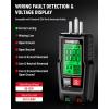 imageKAIWEETS Circuit Breaker Finder with LCD Display GFCI Outlet Tester Electrical Circuit Tracer Tool with NCV Test ampamp Flashlight Includes Carrying Case and Adapters KT301P