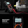 imageKAIWEETS Digital Multimeter with Case DC AC Voltmeter Ohm Volt Amp Test Meter and Continuity Test Diode Voltage Tester for Household Outlet Automotive Battery Test AntiBurn with Double FusesKM100S