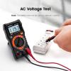 imageKAIWEETS Digital Multimeter with Case DC AC Voltmeter Ohm Volt Amp Test Meter and Continuity Test Diode Voltage Tester for Household Outlet Automotive Battery Test AntiBurn with Double FusesKM100