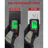 imageKAIWEETS GFCI Outlet Tester with LCD Display 3Prong Receptacle Wiring Detector Voltage Socket Checker Auto Hold Electrical Diagnostic Tool for 120V AC Home Outlets