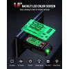 imageKAIWEETS GFCI Outlet Tester with LCD Display 3Prong Receptacle Wiring Detector Voltage Socket Checker Auto Hold Electrical Diagnostic Tool for 120V AC Home Outlets