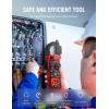 imageKAIWEETS HT206D Digital Clamp Meter TRMS 6000 Counts Multimeter Voltage Tester Autoranging Measures Current Voltage Temperature Capacitance Resistance Diodes Continuity DutyCycle ACDC Current4000 Counts
