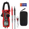 imageKAIWEETS HT206D Digital Clamp Meter TRMS 6000 Counts Multimeter Voltage Tester Autoranging Measures Current Voltage Temperature Capacitance Resistance Diodes Continuity DutyCycle ACDC Current6000 Counts