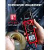 imageKAIWEETS HT206D Digital Clamp Meter TRMS 6000 Counts Multimeter Voltage Tester Autoranging Measures Current Voltage Temperature Capacitance Resistance Diodes Continuity DutyCycle ACDC Current4000 Counts