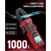 imageKAIWEETS HT208D Inrush Clamp Meter 1000A True RMS ACDC Current Amp Meter VFD LOZ Mode 6000 Counts Measures Current Voltage Temperature Capacitance Resistance Diodes Continuity DutyCycleHT208F