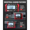 imageKAIWEETS HT5203 Megohmmeter Insulation Resistance Tester Up to 100G 50V100V250V500V1000V OneTouch DARPI with ACDC Voltage Testing for Motors Solar HVAC