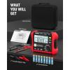 imageKAIWEETS HT5203 Megohmmeter Insulation Resistance Tester Up to 100G 50V100V250V500V1000V OneTouch DARPI with ACDC Voltage Testing for Motors Solar HVAC