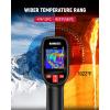 imageKAIWEETS KTI200 Thermal Camera 240x240 High IR Resolution Thermal Imaging Camera with Laser Pointer 4F to 1022F Infrared Imager 25Hz Refresh Rate 15 Color Palettes 8H Run Time 50FOV IP54