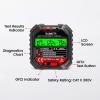 imageKAIWEETS Outlet Tester Electrical GFCI Receptacle Detector with LCD Display 3 Prong 120V AC Voltage Socket Checker 6 Visual IndicationWiring Legend for Home