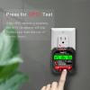 imageKAIWEETS Outlet Tester Electrical GFCI Receptacle Detector with LCD Display 3 Prong 120V AC Voltage Socket Checker 6 Visual IndicationWiring Legend for Home