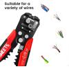 imageKAIWEETS Self Adjusting Wire Stripper  3 in 1 Heavy Duty Automatic Wire Stripping Tool  1024 AWG Wire Cutter for Electrical Cable Cutting Crimping ToolKWS103