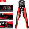 imageKAIWEETS Self Adjusting Wire Stripper  3 in 1 Heavy Duty Automatic Wire Stripping Tool  1024 AWG Wire Cutter for Electrical Cable Cutting Crimping ToolKWS302