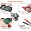 imageKAIWEETS Soft Silicone Electrician Test Leads Kit CAT III 1000V ampamp CAT IV 600V with Alligator Clips and Needle Probe for FlukeAstroAIINNOVA Multimeter Electronic Clamp Meter 9PCS9PCS