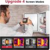 imageKAIWEETS Thermal Imaging Camera 256 x 192 IR Resolution Thermal Capture with 5MP Visual Camera 25 Hz WiFi 35quot Touch Screen Thermal Imager IP54 41022 No Recording