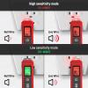 imageKAIWEETS Voltage TesterNonContact Voltage Tester with Signal Percentage Dual Range AC 12V70V1000V LiveNull Wire Tester Electrical Tester with LCD Display Buzzer Alarm Wire Breakpoint FinderFull Red