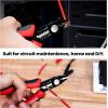 imageKAIWEETS Wire Cutters 6Inch Flush Pliers with Supplementary Stripping Cutting Pliers Handy and Slim Diagonal Cutters Sharp SnipKws102