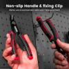 imageKAIWEETS Wire Cutters 6Inch Flush Pliers with Supplementary Stripping Cutting Pliers Handy and Slim Diagonal Cutters Sharp SnipKws112