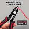 imageKAIWEETS Wire Cutters 6Inch Flush Pliers with Supplementary Stripping Cutting Pliers Handy and Slim Diagonal Cutters Sharp SnipKws112