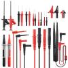 imageKAIWEETS 23PCS Multimeter Test Leads Kit with Replaceable Precision Probes Set and Alligator Clips Test Probes Test Hook Flexible Wires Professional Kit General Use for Digital Electrical Testing