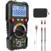 imageKAIWEETS Digital Multimeter TRMS 6000 Counts Voltmeter AutoRanging Fast Accurately Measures Voltage Current Amp Resistance Diodes Continuity DutyCycle Capacitance Temperature for Automotive20000 counts