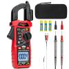 imageKAIWEETS HT206D Digital Clamp Meter TRMS 6000 Counts Multimeter Voltage Tester Autoranging Measures Current Voltage Temperature Capacitance Resistance Diodes Continuity DutyCycle ACDC Current4000 Counts