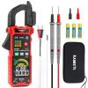 imageKAIWEETS Smart Digital Clamp Meter with DShaped Jaws Clamp Multimeter with Inrush Current Function Autoranging Amp Meter Builtin HD Color Screen Measures ACDC Current Voltage Temperature NCVKC602