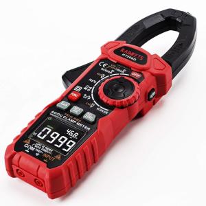 imageKAIWEETS HT208D Inrush Clamp Meter 1000A True RMS ACDC Current Amp Meter VFD LOZ Mode 6000 Counts Measures Current Voltage Temperature Capacitance Resistance Diodes Continuity DutyCycleHT208D