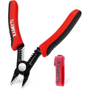 imageKAIWEETS Wire Cutters 6Inch Flush Pliers with Supplementary Stripping Cutting Pliers Handy and Slim Diagonal Cutters Sharp SnipKws102