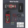 imageKAIWEETS Smart Digital Clamp Meter 2025 New AI Auto Ranging Multimeter with DShaped Jaw NCV Inrush Automatic Measure AC DC VoltageCurrent Continuity Temperature Resistance Capacitance Diode