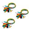 imageKAIWEETS 30PCS Alligator Clips with Wires Test Leads Set Soldered Current Probe Wires for Circuit ConnectionElectrical Testing Suitable for ExperimentsFlukeAstroAIEtekcityCrenova 30 PCS