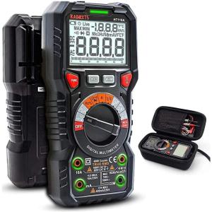imageKAIWEETS HT118A Digital Multimeter with Portable Case