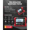 imageKAIWEETS Insulation Resistance Tester Up to 200G Pro Megohmmeter 5 Range 100V250V500V1000V2500V OneToch DARPI MaxMin Measures Resistance ACDC Voltage for HVAC Motors Solar KE2500