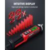 imageKAIWEETS NonContact Voltage Tester Pen Dual Range AC 12V70V1000V Electrical Tester with LCD Display CAT IV 1000V Signal Percentage Buzzer Alarm Live Wire Detector and Breakpoint Finder