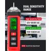 imageKAIWEETS NonContact Voltage Tester Pen Dual Range AC 12V70V1000V Electrical Tester with LCD Display CAT IV 1000V Signal Percentage Buzzer Alarm Live Wire Detector and Breakpoint Finder