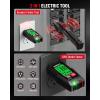 imageKAIWEETS Circuit Breaker Finder with LCD Display GFCI Outlet Tester Electrical Circuit Tracer Tool with NCV Test amp Flashlight Includes Carrying Case  KT301