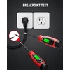 image:imageKAIWEETS 2in1 Voltage Tester Screwdriver 3500V AC Contact Voltage Measurement amp NonContact Detector Pen Slotted Head LCD Display Live Wire Finder Continuity Test for Outlet amp Circuit KTS02Slotted