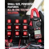 image:imageKAIWEETS Digital Clamp Meter Portable Size 2000 Counts Measures High AC Current 400A 600V ACDC Voltage Resistance Continuity Diode Auto Ranging Multimter Voltage Tester KC400Black