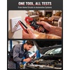 image:imageKAIWEETS Digital Clamp Meter Portable Size 2000 Counts Measures High AC Current 400A 600V ACDC Voltage Resistance Continuity Diode Auto Ranging Multimter Voltage Tester KC400Black