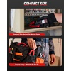 image:imageKAIWEETS Digital Clamp Meter Portable Size 2000 Counts Measures High AC Current 400A 600V ACDC Voltage Resistance Continuity Diode Auto Ranging Multimter Voltage Tester KC400Black