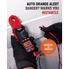 image:imageKAIWEETS Digital Clamp Meter Portable Size 2000 Counts Measures High AC Current 400A 600V ACDC Voltage Resistance Continuity Diode Auto Ranging Multimter Voltage Tester KC400Red