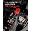 image:imageKAIWEETS Digital Clamp Meter Portable Size 2000 Counts Measures High AC Current 400A 600V ACDC Voltage Resistance Continuity Diode Auto Ranging Multimter Voltage Tester KC400Red