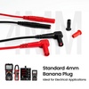 image:imageKAIWEETS Digital Clamp Meter TRMS 6000 Counts with 23PCS Test Leads Kit for Multimeter with Electrical Alligator Clips Multimeter Voltage Tester Autoranging Measures Current Voltage Temperature C