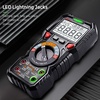 image:imageKAIWEETS Digital Multimeter TRMS 6000 Counts Ohmmeter with 5PCS Alligator Clips Electrical Test Leads Set Multimeter Measures Voltage Current Amp Resistance Diodes Continuity DutyCycle Capacitance T